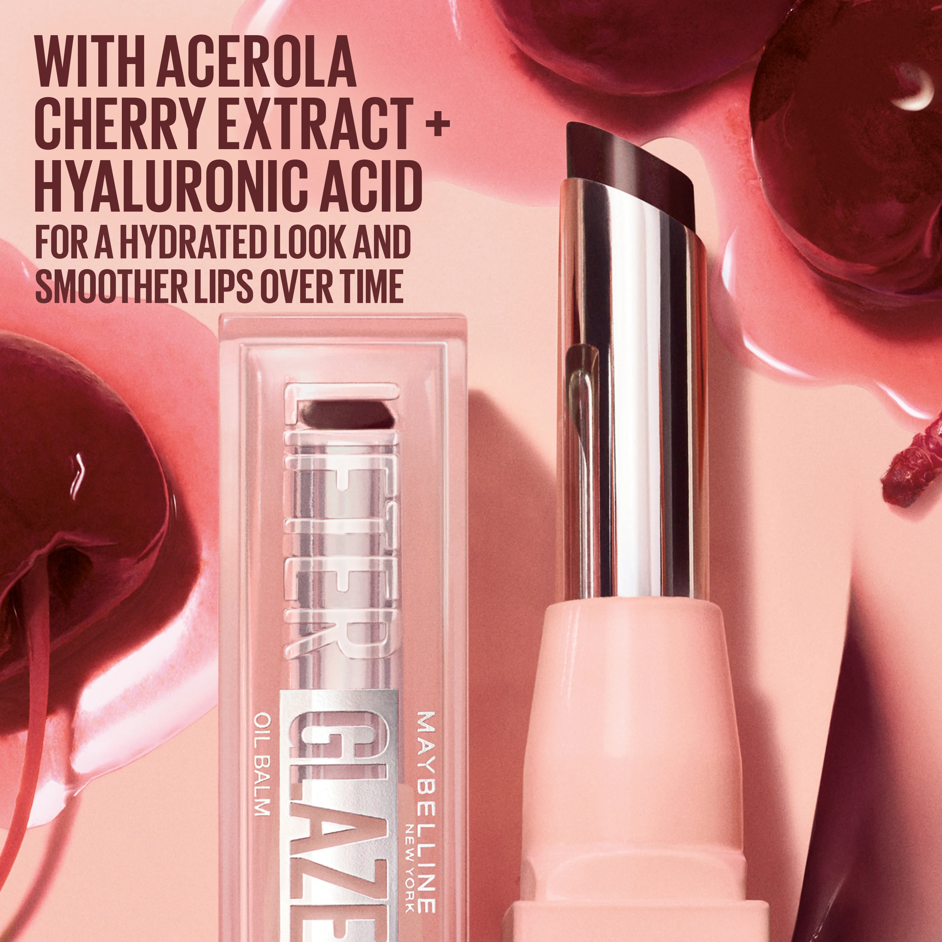 Maybelline New York LIFTER GLAZE Baume Huile Hydratant  004 CHERRY SWIR - Image 9