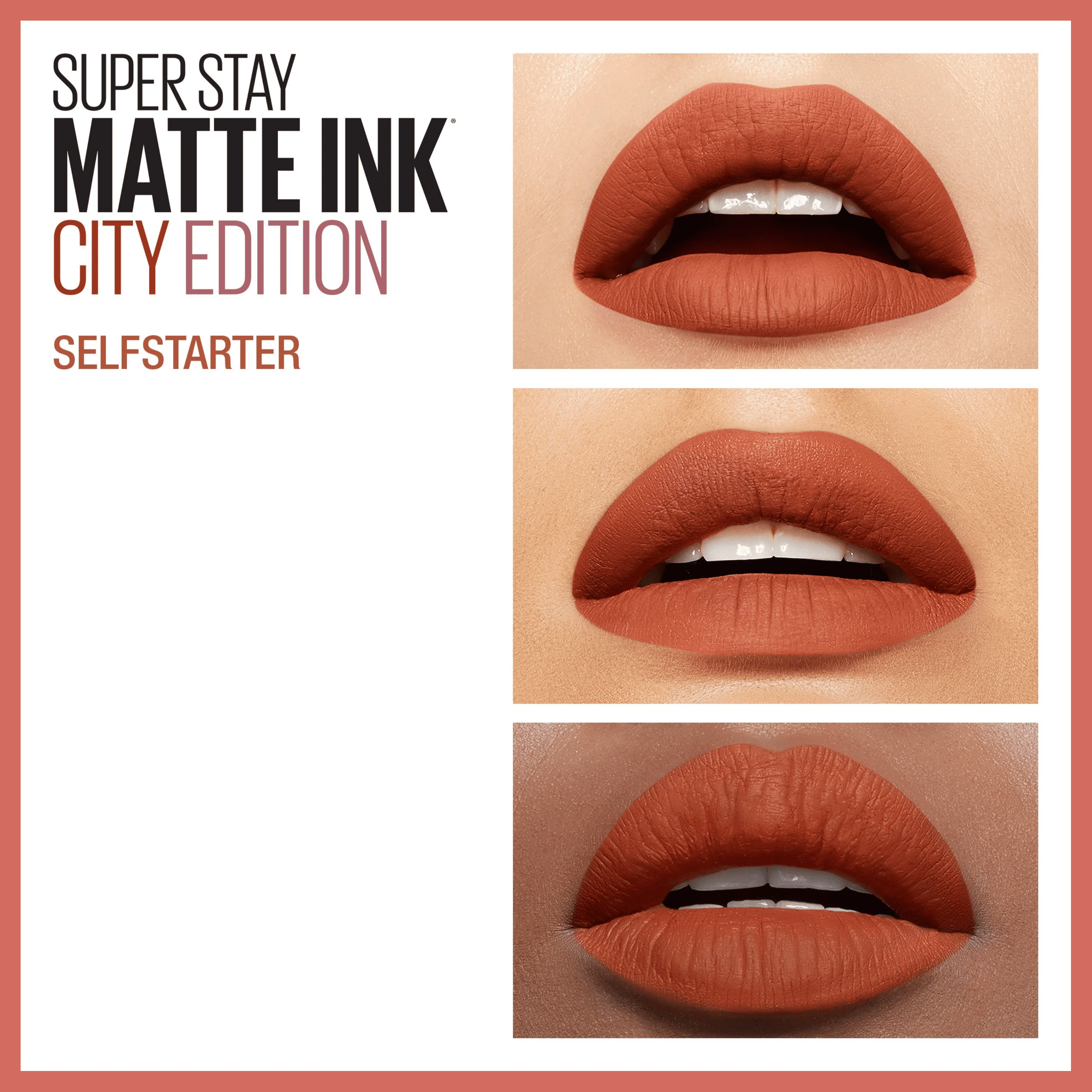 Maybelline New York - Rouge à lèvre Mat Liquide Superstay Matte Ink 130 SELF-STARTER - Image 3