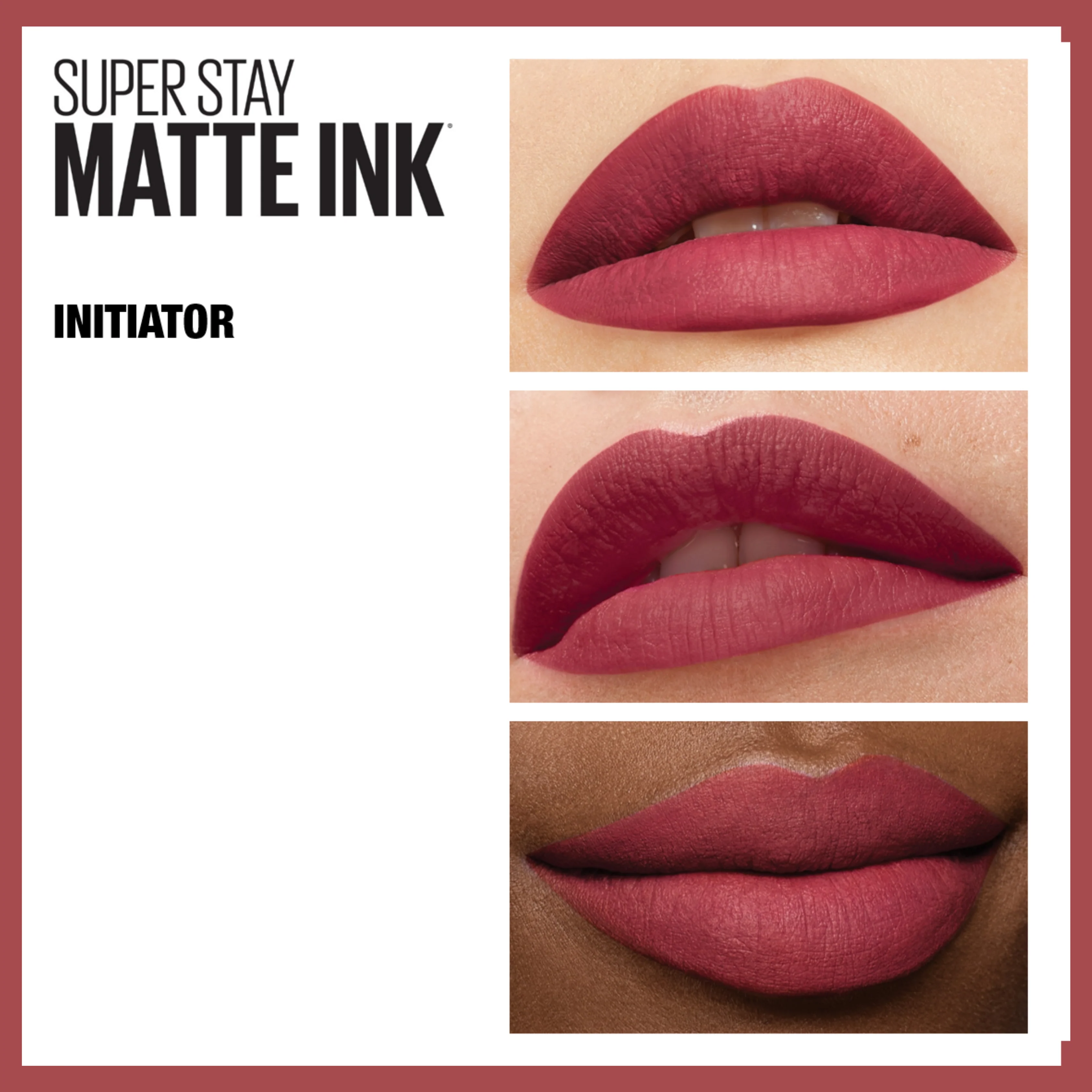 Maybelline New York - Rouge à lèvre Mat Liquide Superstay Matte Ink 170 Initiatiator - Image 3