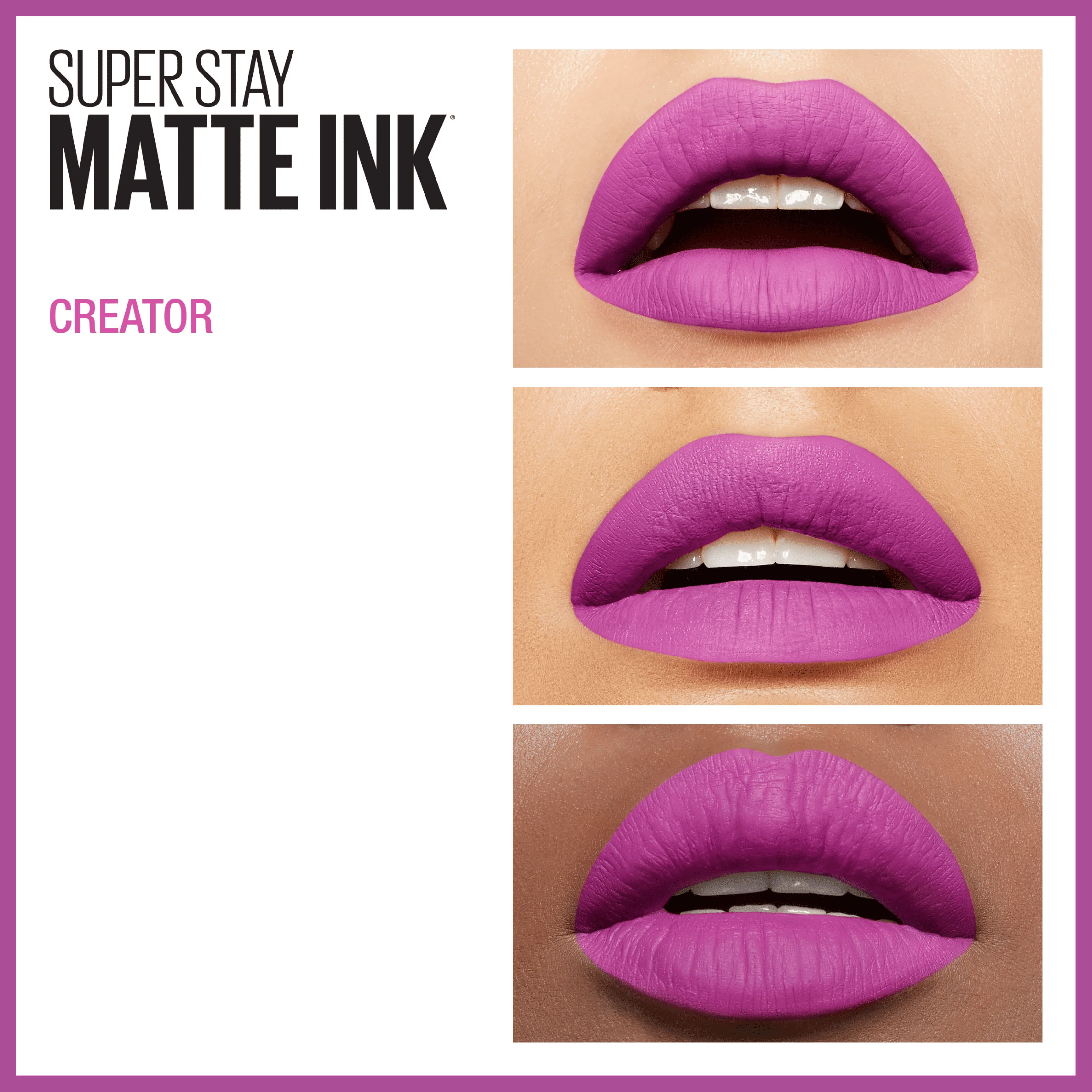 Maybelline New York - Rouge à lèvre Mat Liquide Superstay Matte Ink 35 CREATOR - Image 3