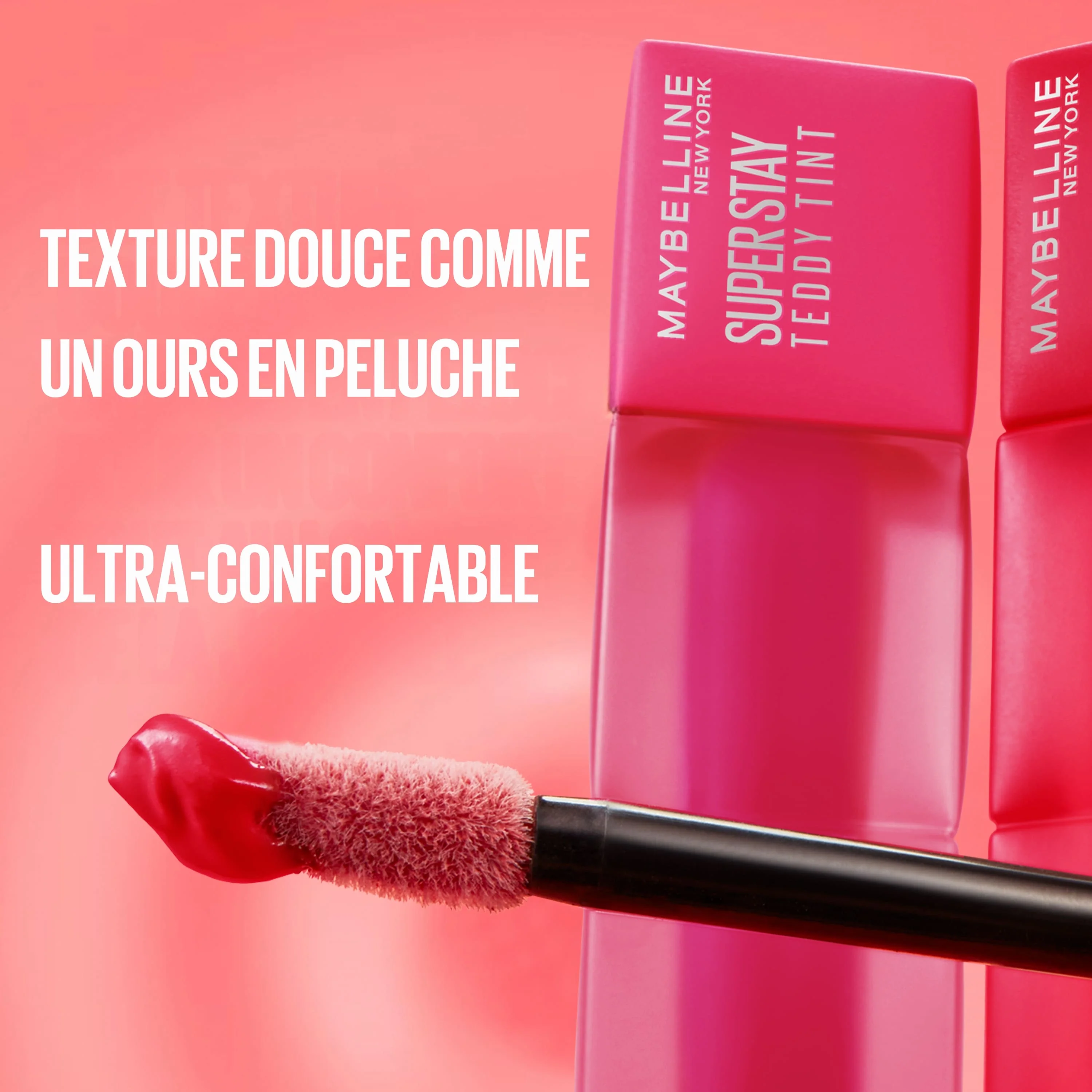 MAYBELLINE NEW YORK SUPERSTAY TEDDY TINT BLUSH À LÈVRES LIQUIDE FINI MAT FONDU BABY TEE 25 - Image 6