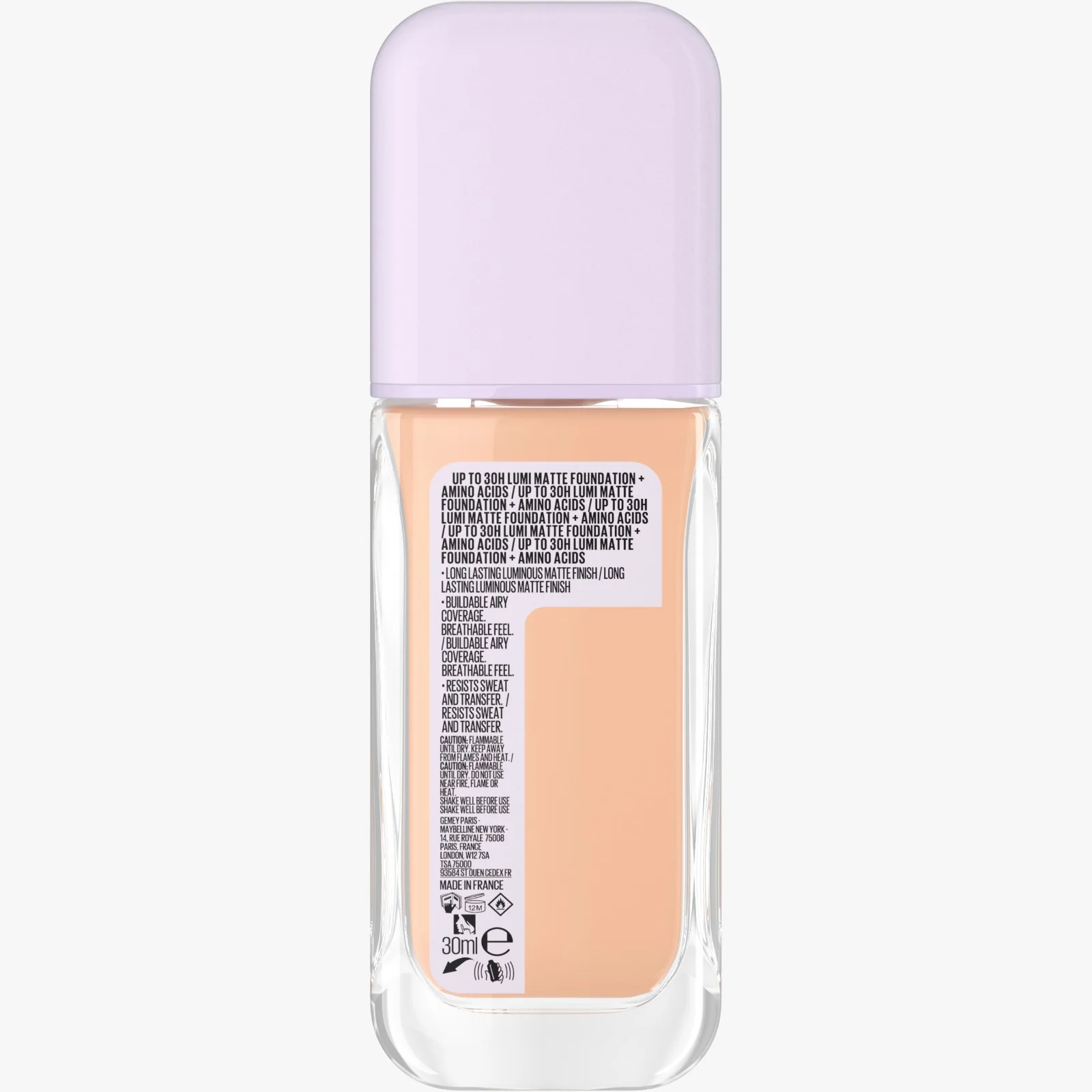 MAYBELLINE SUPERSTAY LUMI MATTE FOND DE TEINT 108 - Image 3