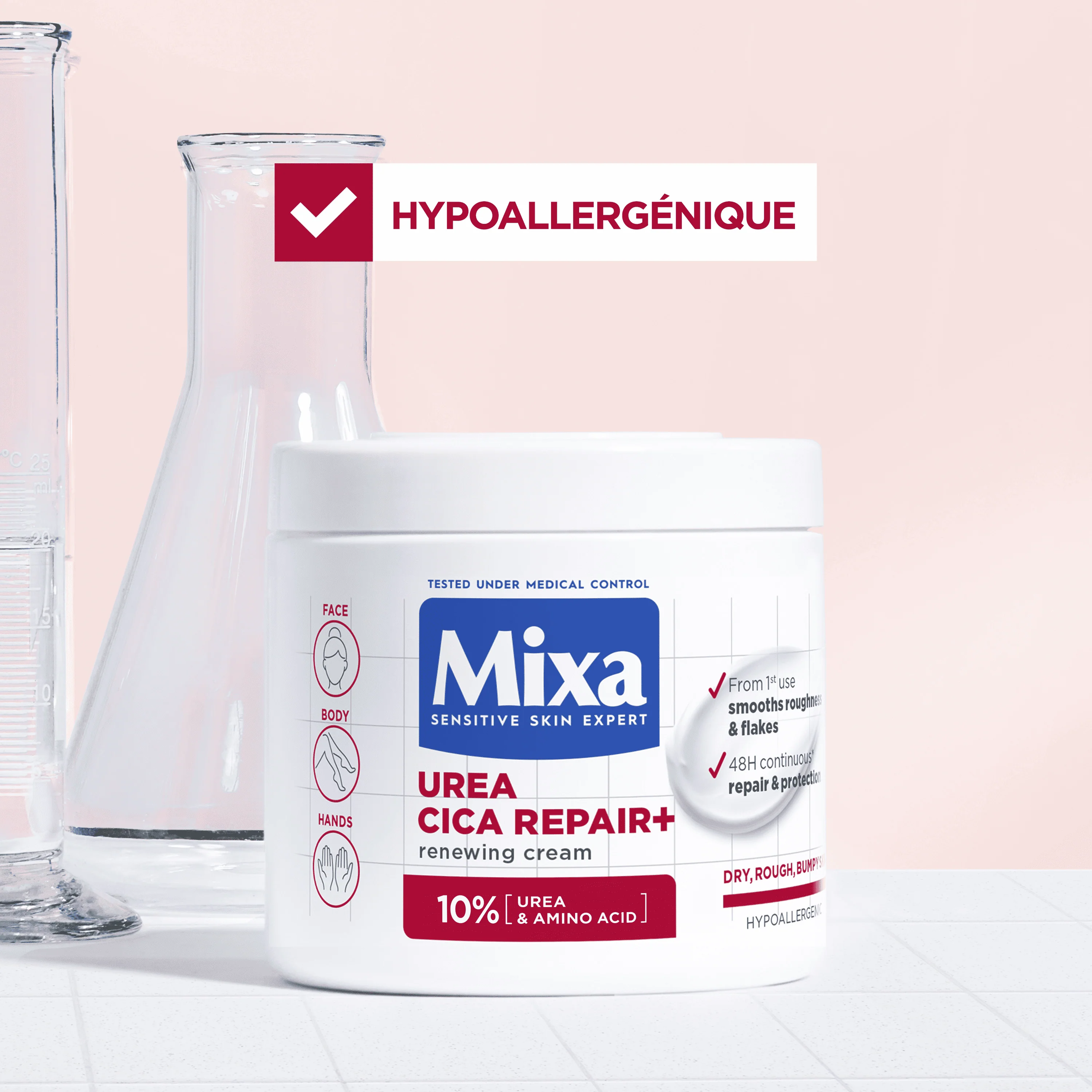 Mixa CRÈME CICA RÉPARATION RÉPARATRICE LISSANTE 400ML - Image 2