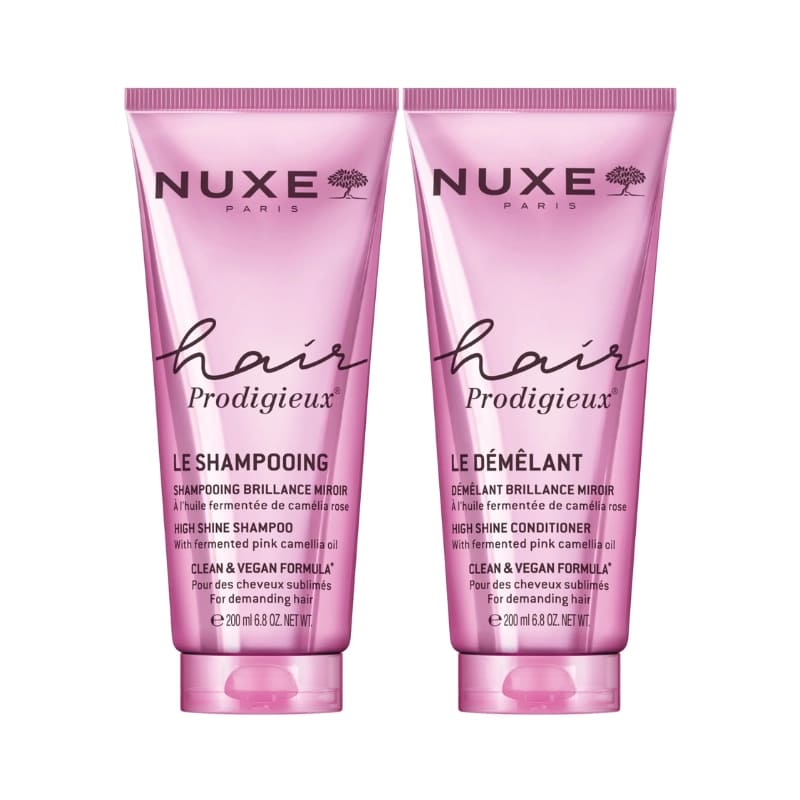 Nuxe Hair Prodigieux Duo Brillance Miroir Shampooing 200ML + Conditioner 200ML - Image 2