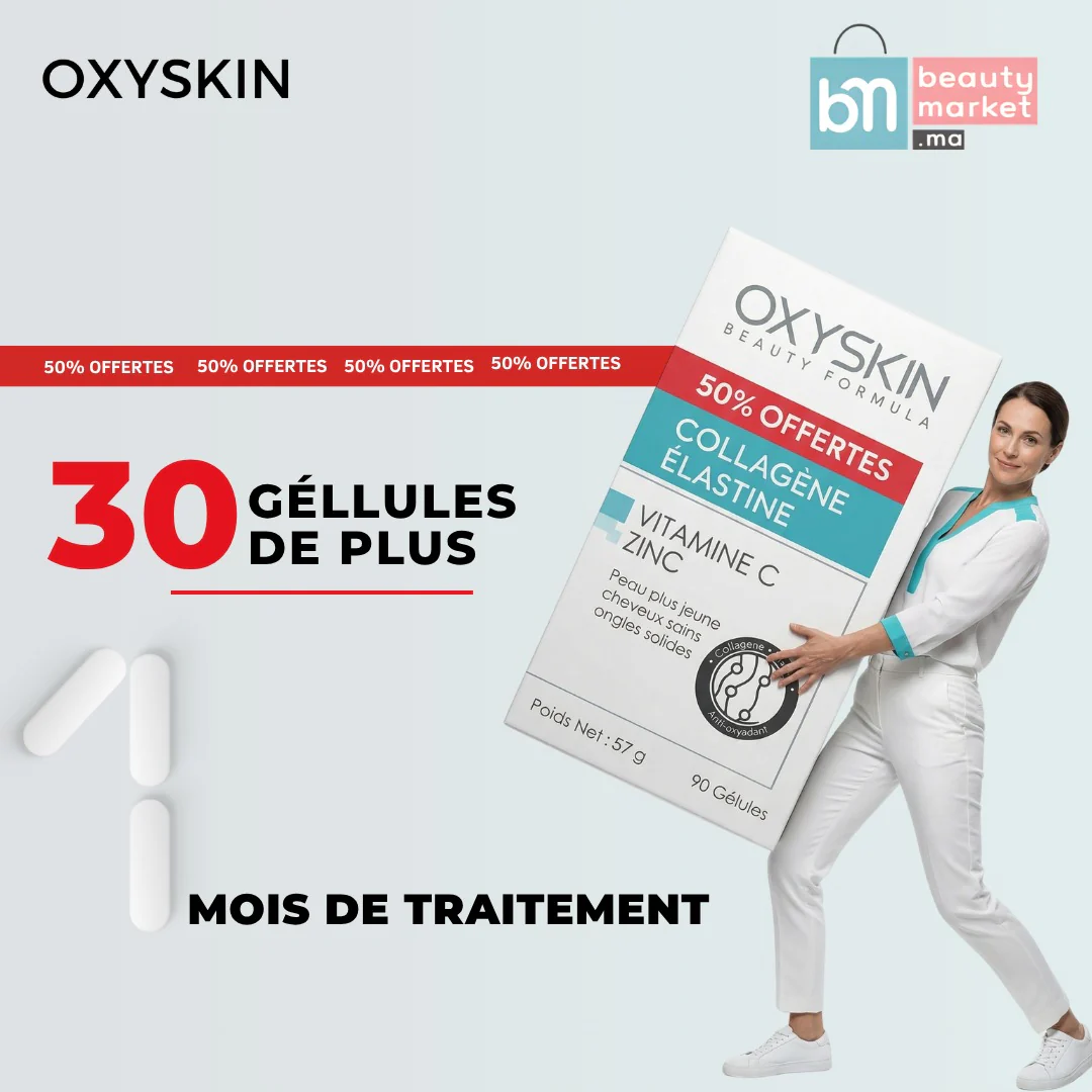 OXYSKIN COLLAGENE ELASTINE 90 Gélules - 50% OFFERTS - Image 2