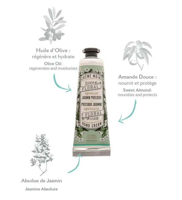 PANIER DES SENS Crème pour les mains - Jasmin Précieux 30ml - Image 2