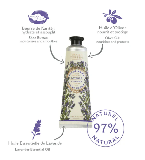 PANIER DES SENS Crème pour les mains - Lavande Apaisante 30ml - Image 2