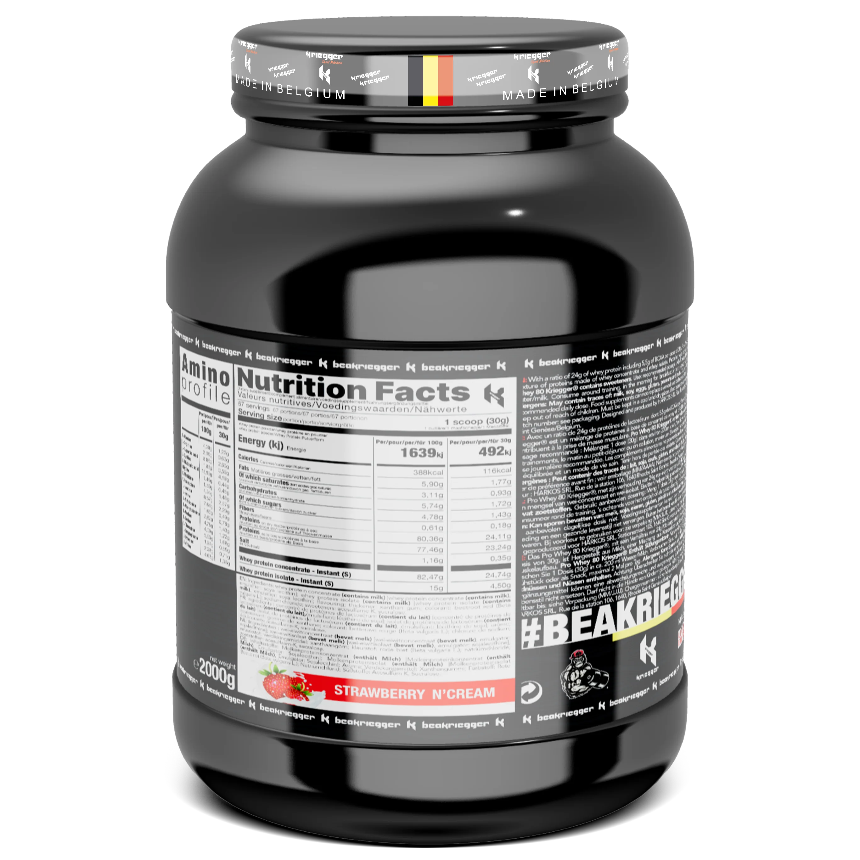 Kriegger PRO WHEY PROTEIN 2000G - Image 6