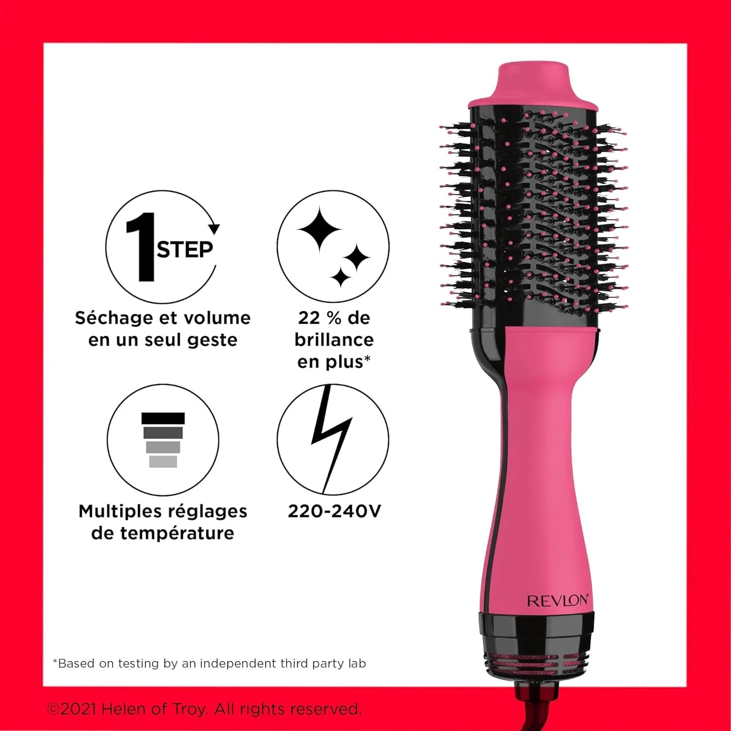 Revlon One-Step hair dryer and Volumiser 2-in-1 Pink Edition - Image 3