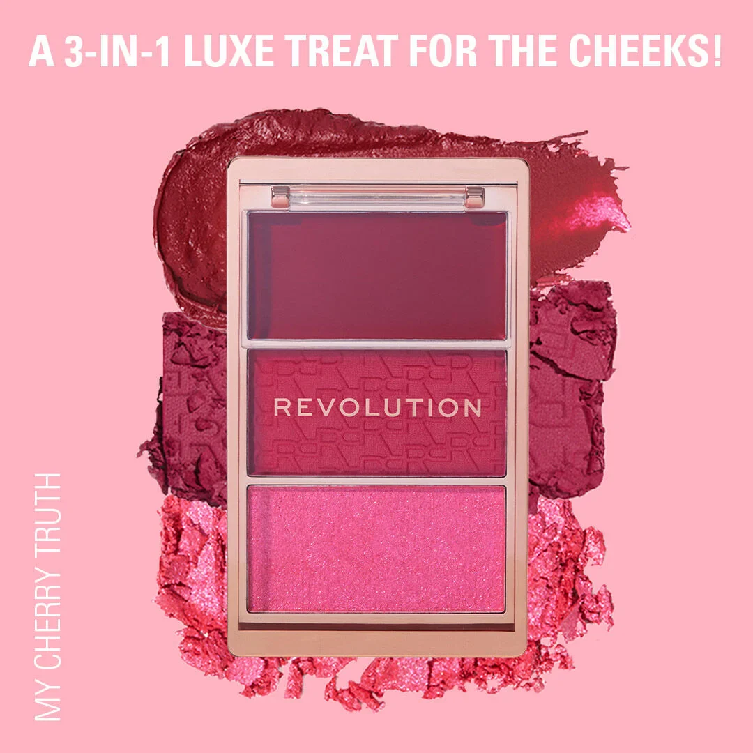 Revolution Blush Icon Palette My Cherry Truth - Image 3