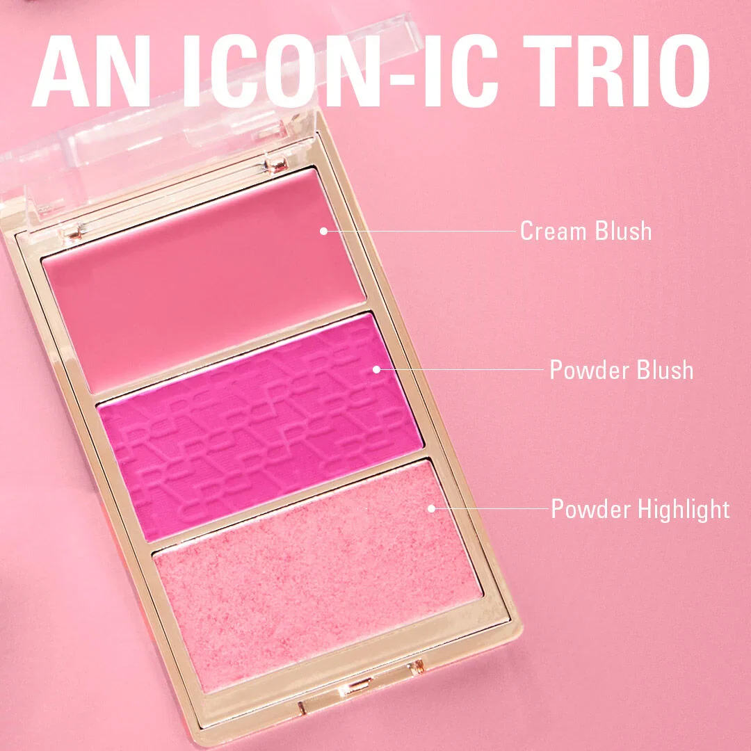 Revolution Blush Icon Palette Hot Pink Flag - Image 3