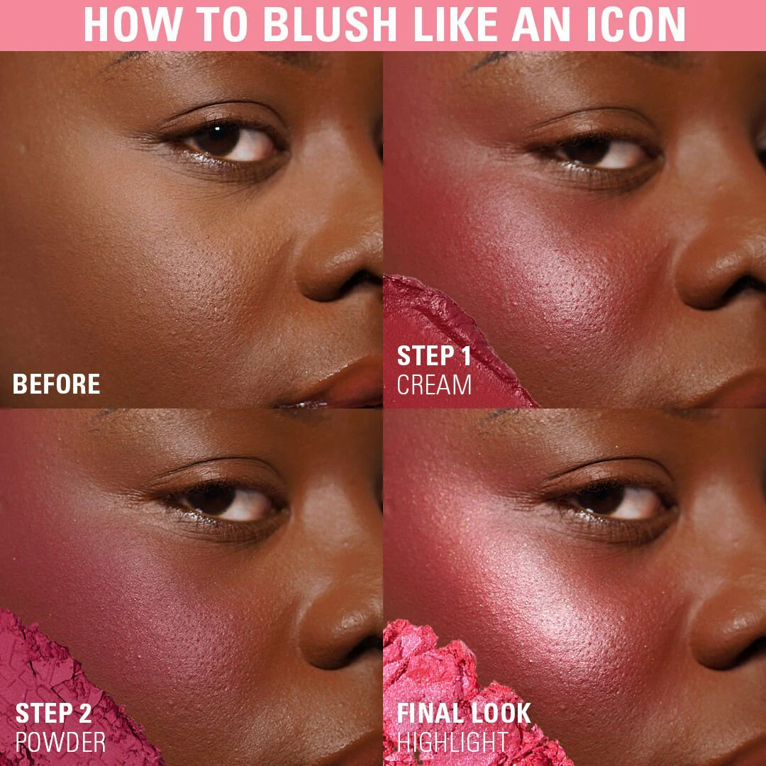 Revolution Blush Icon Palette Hot Pink Flag - Image 6