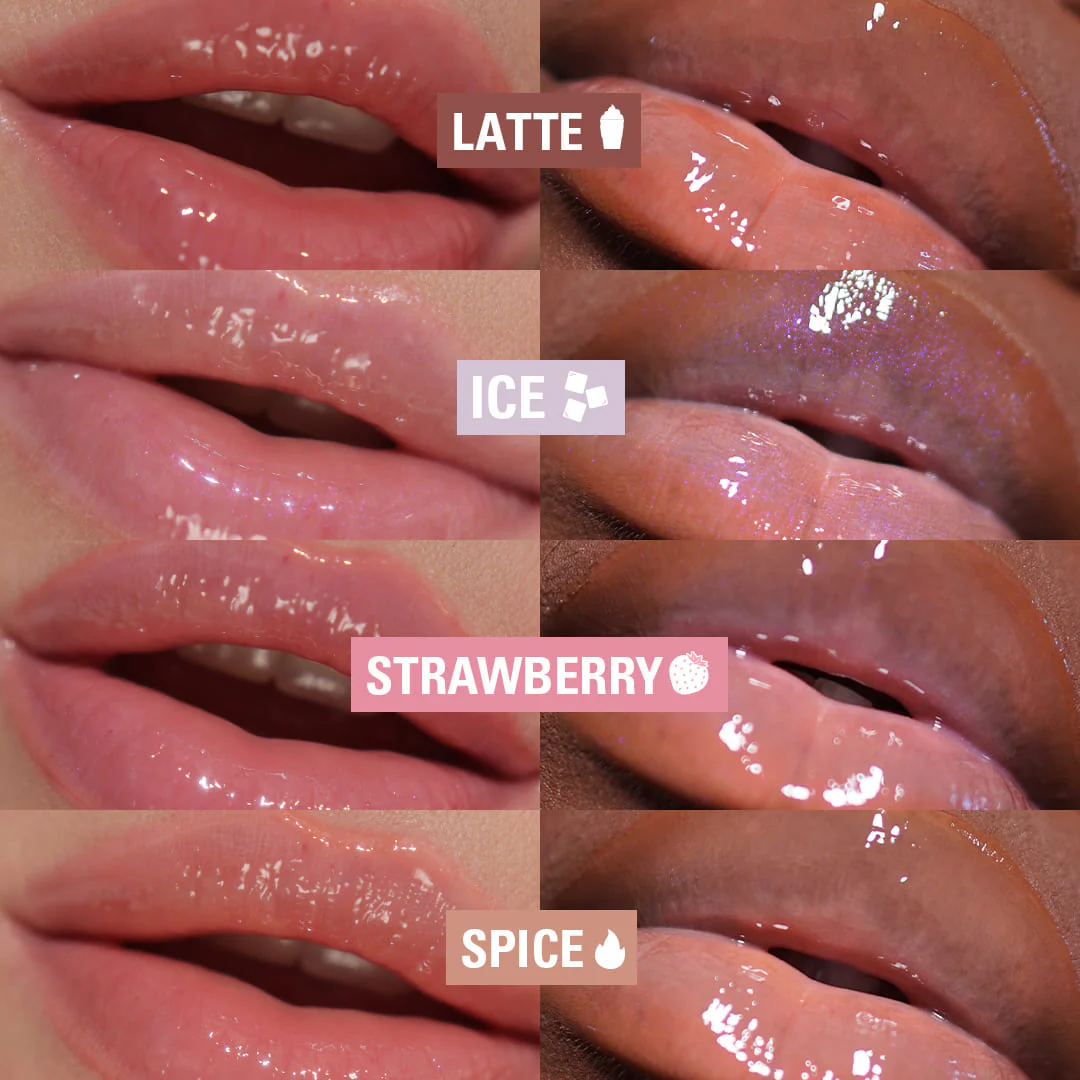 Revolution Juicy Peptide Lip Balm Nude Latte - Image 3