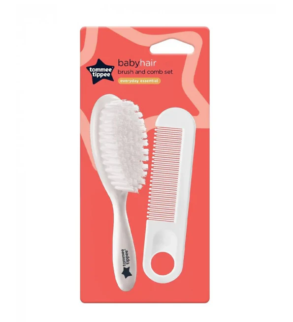 Tommee Tippee Ensemble Brosse et Peigne - Blanc - Image 2