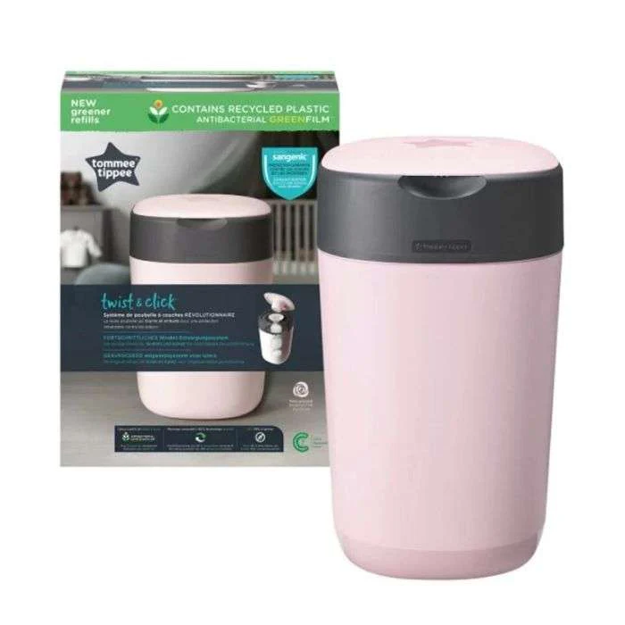 TOMMEE TIPPEE POUBELLE À COUCHES ANTI-ODEUR TWIST & CLICK- BLANC - Image 7