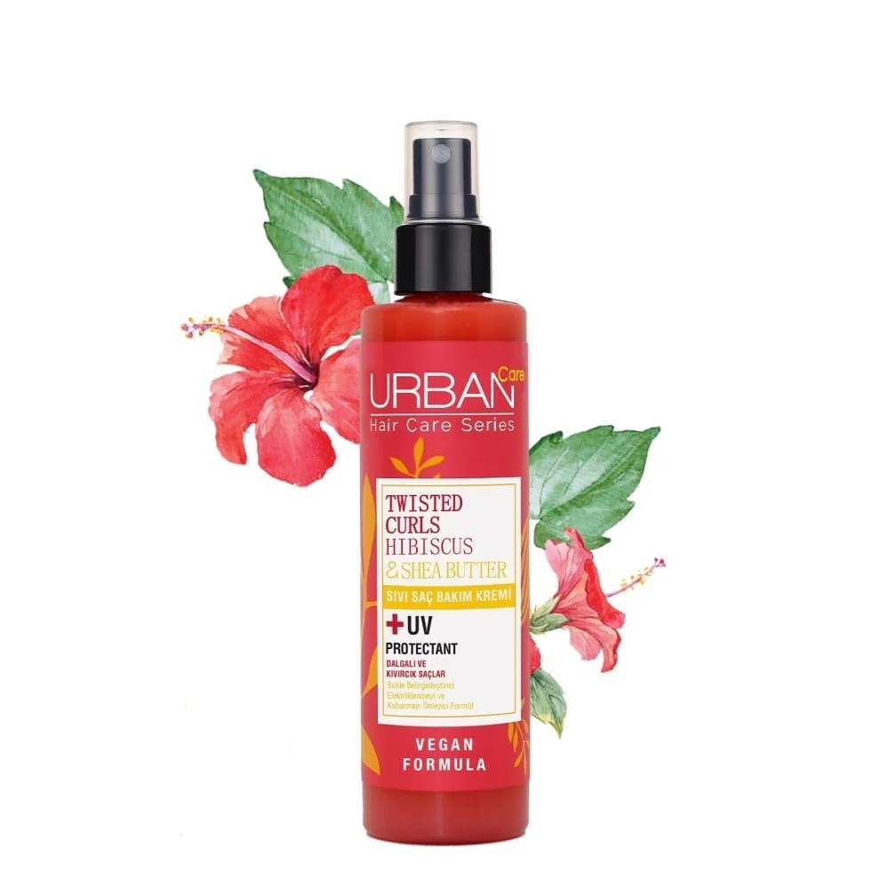 URBAN CARE TWISTED CURLS HIBISCUS LEAVE IN CONDITIONER 200 ML - Image 2