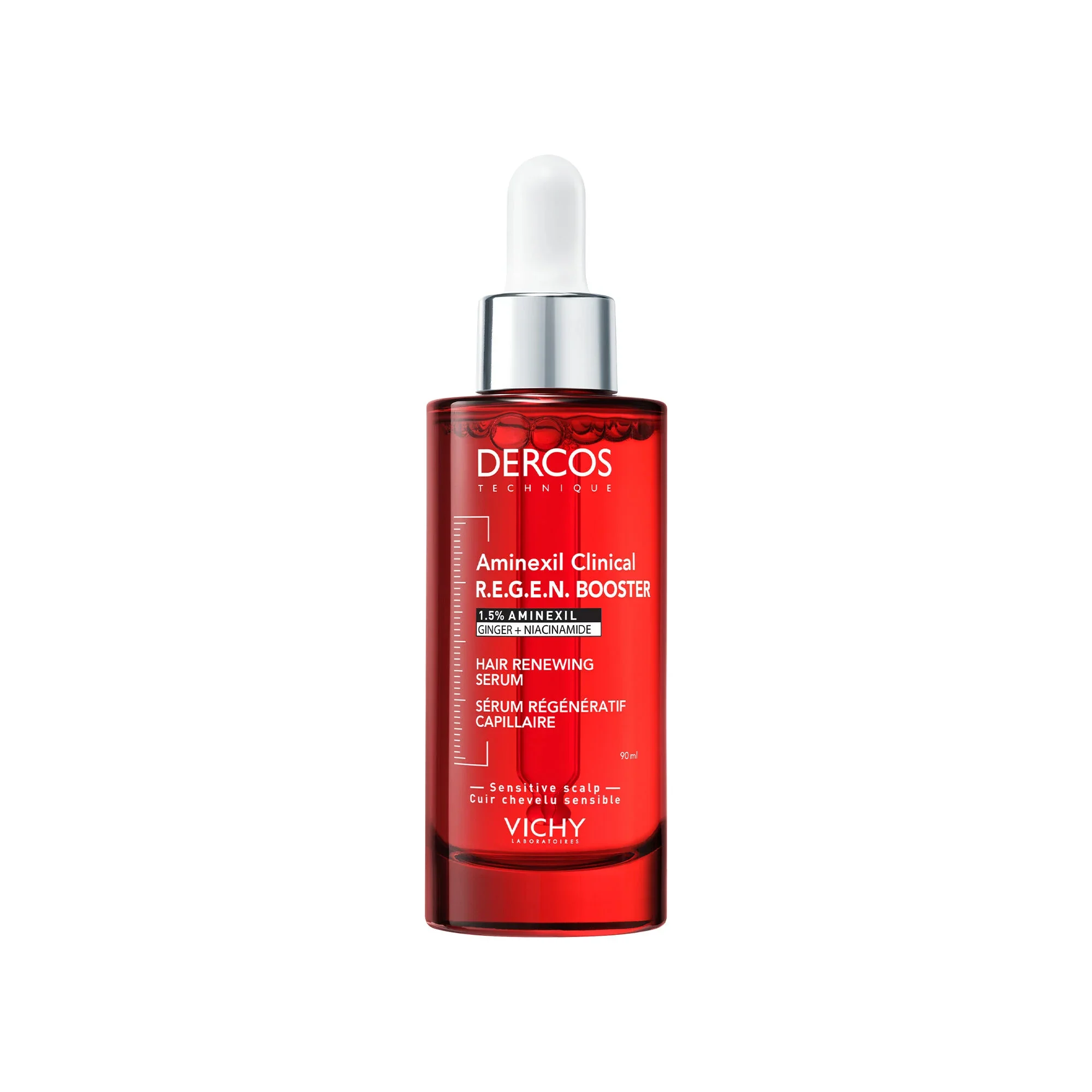 VICHY DERCOS AMINEXIL CLINICAL REGEN BOOSTER SERUM CAPILLAIRE 90 ML - Image 4