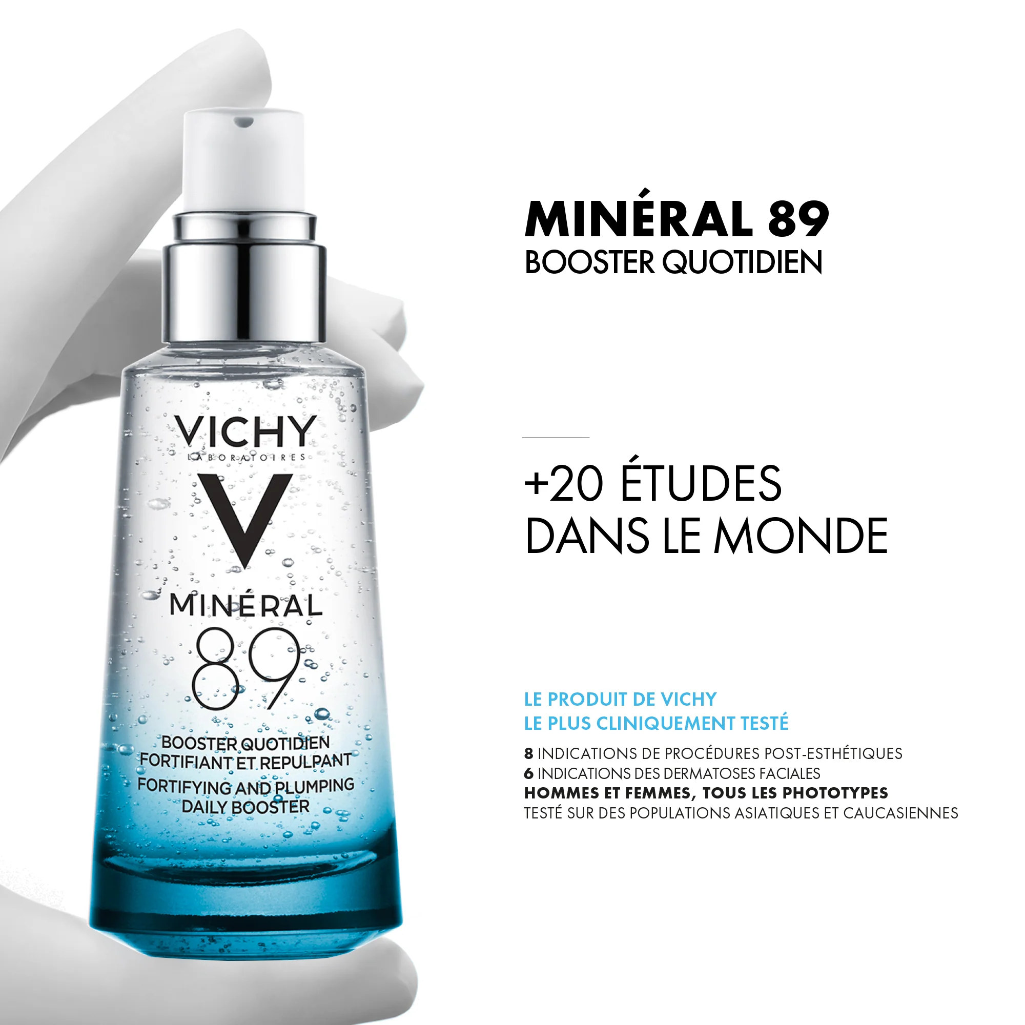 Vichy minéral 89 sérum booster hydratant fortifiant et repulpant 50 ml - Image 13